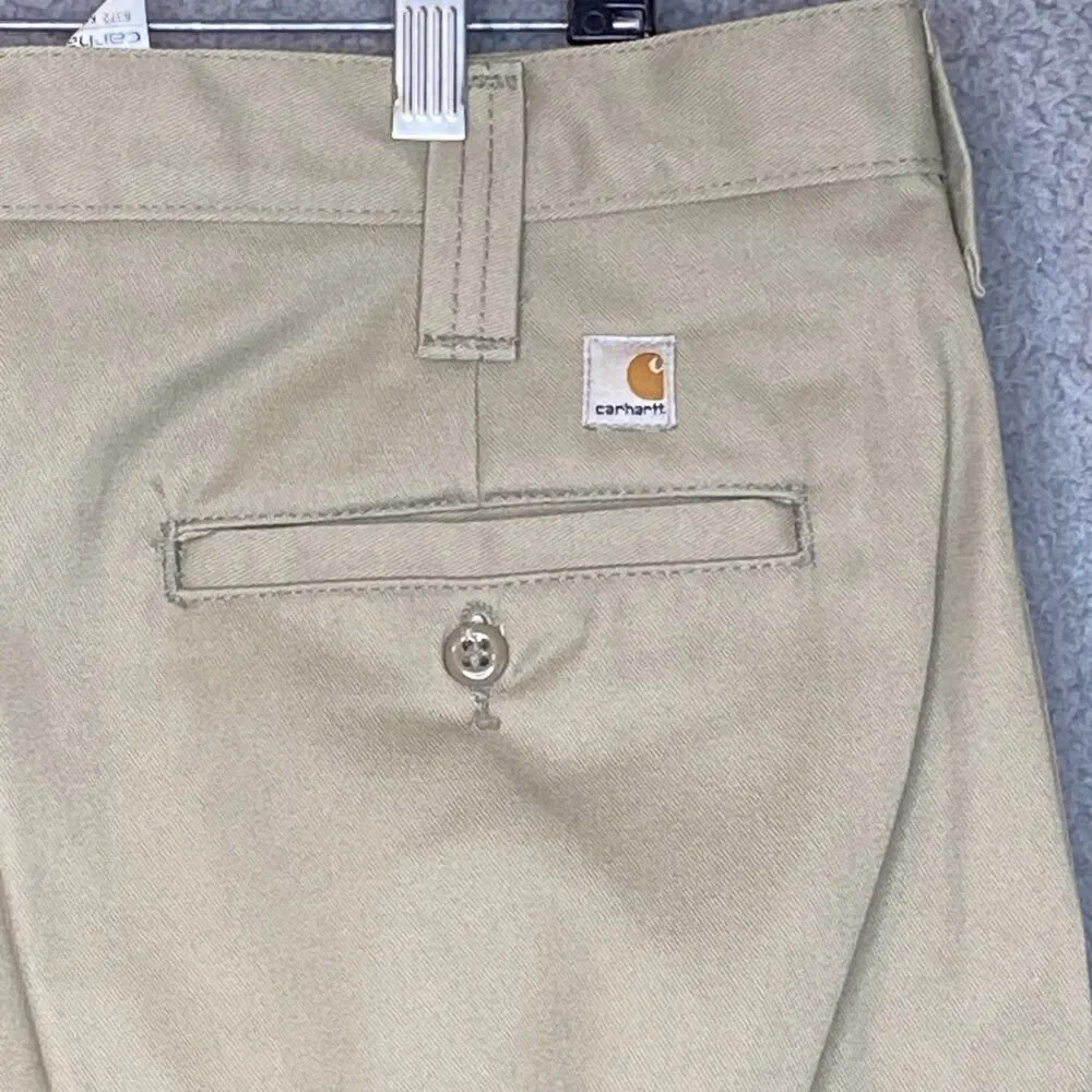 Carhart Bermuda Beige Mens Shorts size 42x13